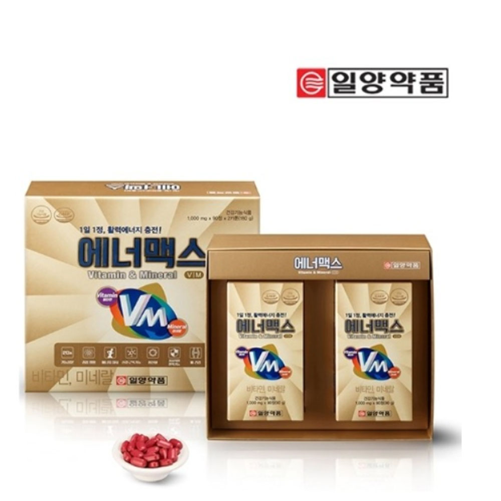 일양 에너맥스 종합비타민+미네랄 3개월/6개월분